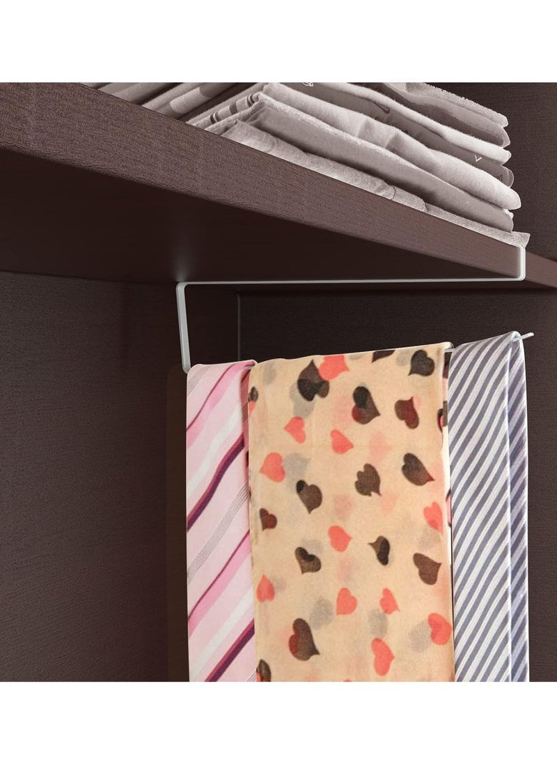 MODERN HOME 2 Pack of PaPer Towel Holder Towel Rack Towel Bar Hooks for Kitchen, Dispenser Under Cabinet Paper Roll Holders for Kitchen Bathroom Hanging Paper Towel Rack Paper Towels Rolls  - Image 4