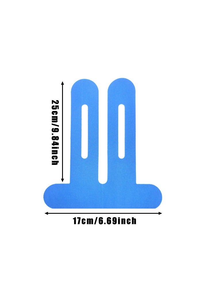 10pcs Precut Tape for Knees, Breathable Elastic Athletic Muscle Tape Strips Flexible, Waterproof Sport Knee Support Patch Stickers for Knee Pain Stability - Image 2