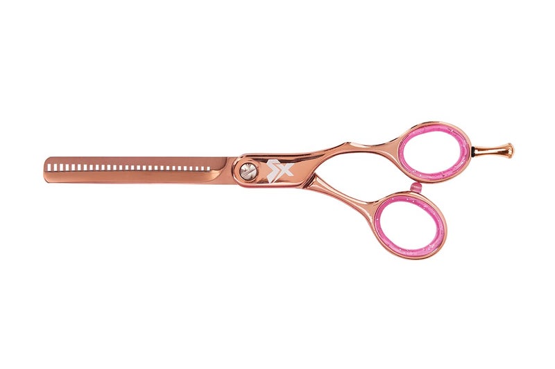 Cricket Shear Xpressions Hey Rosie 30T Professional Hair Cutting Scissors - Barber Scissors, Japanese Stainless Steel, Ideal for Stylists and Home Use, Hey Rosie - Rose Gold - Image 1