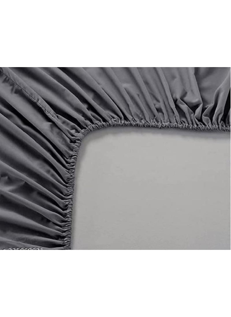 Generic Fitted Cotton Bedsheet Elastic with 2 Pillow Covers GEWAA803_fs1109  - Image 4