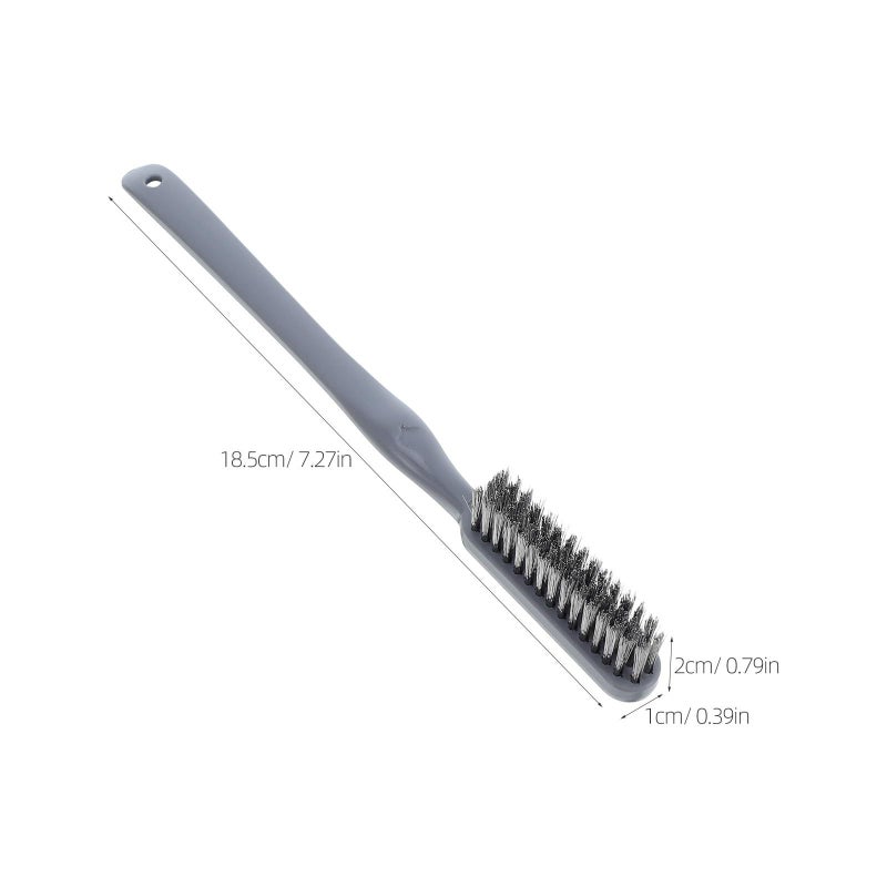 3Pcs Heavy Duty Steel Wire Cleaning Brush Set With Gray Handle for Rust Removal - Image 3