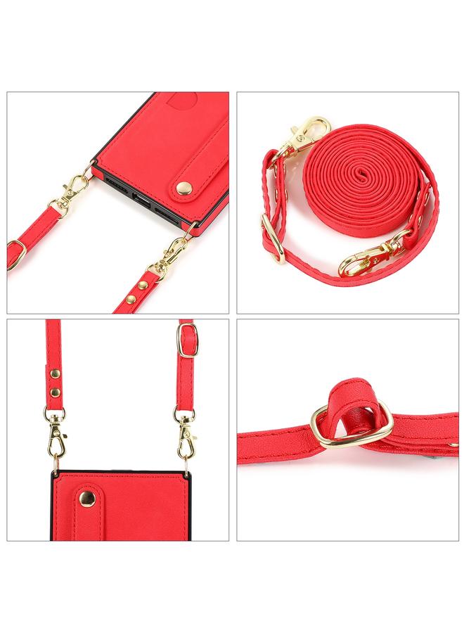 زبون جراب لهاتف iPhone 11 Pro Max مزود بحزام معصم من البولي يوريثان الحراري وغطاء واقٍ مقاوم للصدمات مع حبل كروس وحامل وفتحة للبطاقات - Image 5