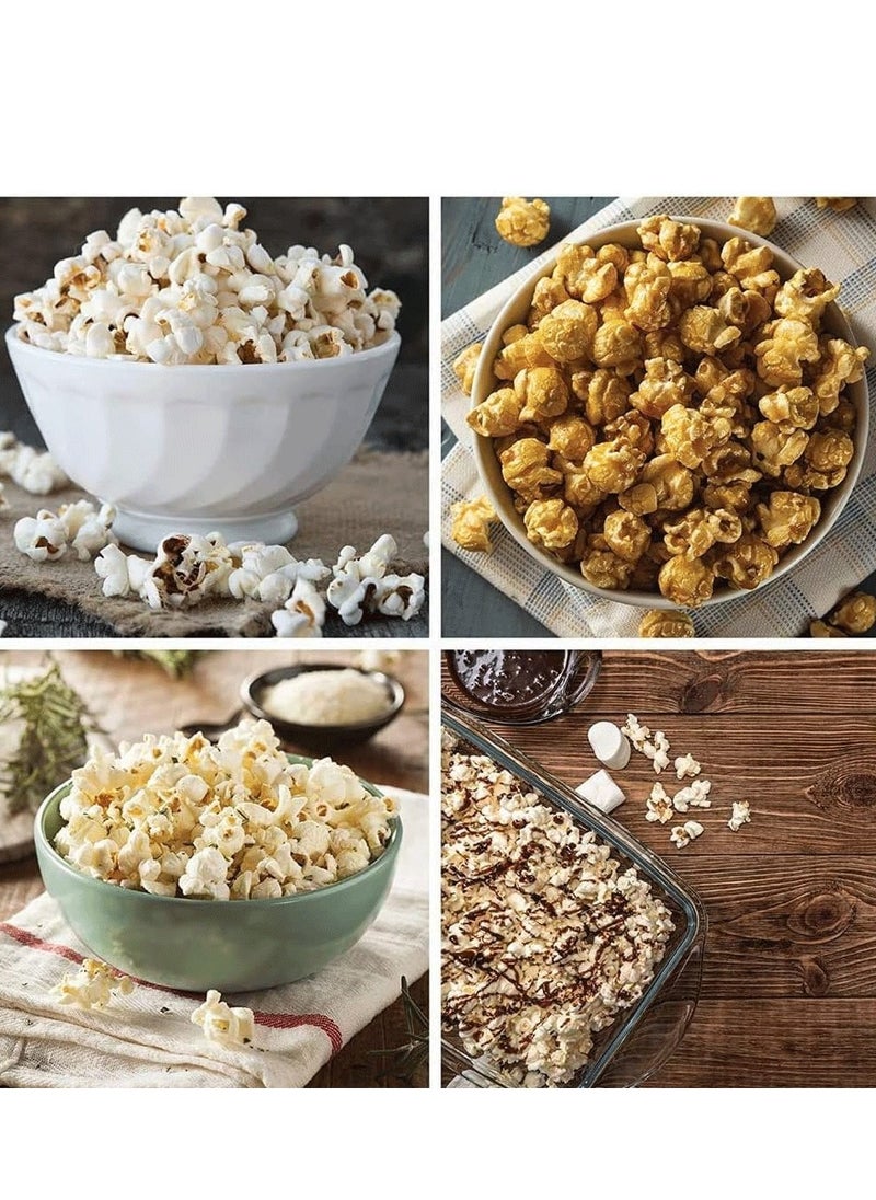 ELTRAZONE - Popcorn Machine 1200W – Electric Hot Air Popcorn Maker, Popcorn in 2 Minutes, Oil-Free & Grease-Free, Easy to Clean – Football Edition Design for Healthy, Quick Snacks - Image 1