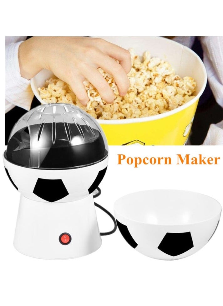 ELTRAZONE - Popcorn Machine 1200W – Electric Hot Air Popcorn Maker, Popcorn in 2 Minutes, Oil-Free & Grease-Free, Easy to Clean – Football Edition Design for Healthy, Quick Snacks - Image 1