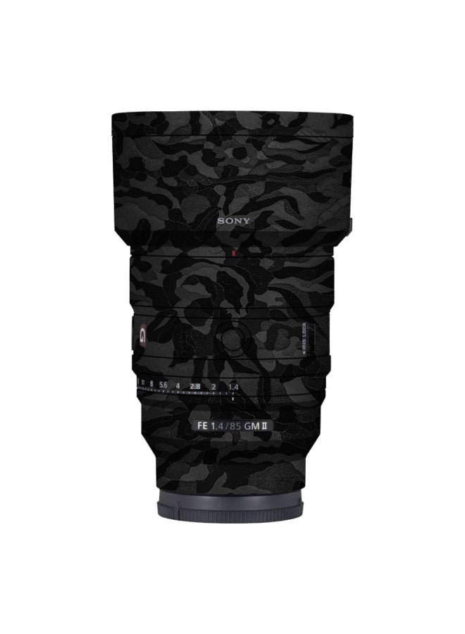 general Walking Donkey Is Suitable For Sony 85F1.4 GM2 Lens Full Protective Film 85-1.4 Second Generation Color Change Film Sticker-Color:Nordic Triangle Black - Image 3