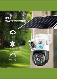 DOCKCASE 4.0MP Dual-Lens 4G Sim Card Outdoor Security Solar Camera  - Image 5