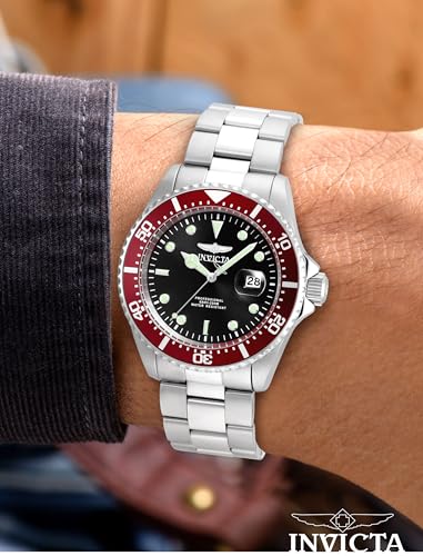 Invicta ساعة إنفيكتا للرجال 22020 برو دايفر بعرض تناظري كوارتز فضية - Image 2