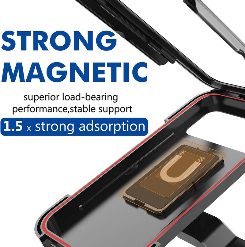 Vnockd Mobile Phone Holder for Bike Waterproof,Motorcycle Handlebar Mount,Mountain Bicycle Cellphone Clamp,Scooter Phone Clip Freely Adjustable Height and 360°Rotation,Suitable for Any Smartphone - Image 5