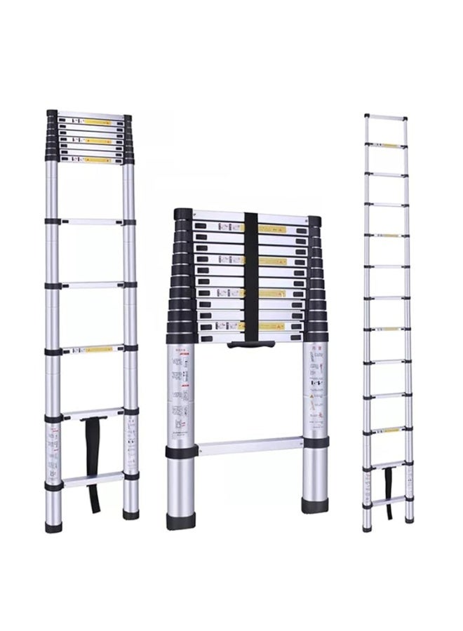 3.2M Double Telescopic Aluminum Ladder – Strong, Lightweight & Durable with Wide Steps and Secure Double Lock System – Ideal for Home, Professional, and DIY Projects - Image 2