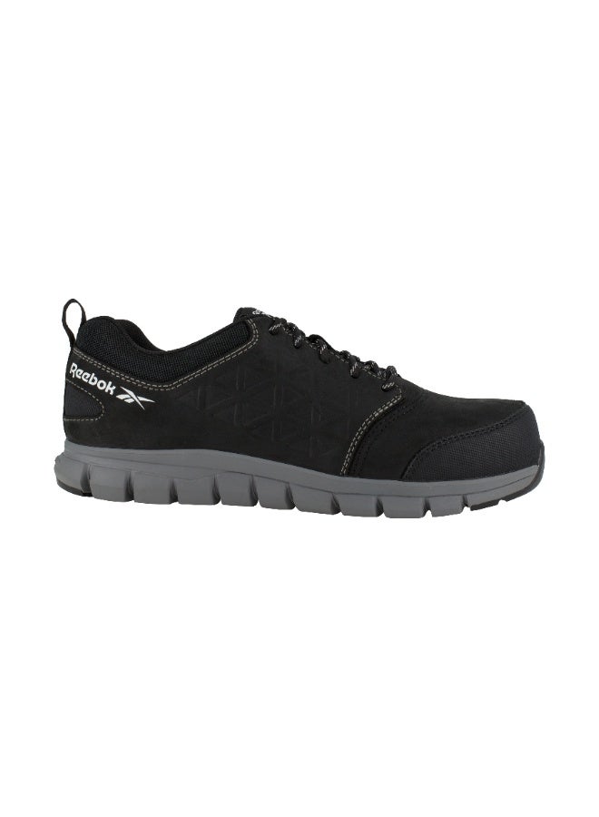 Reebok Work إكسل لايت | IB1036S3 – حذاء عمل أسود اللون مزود بنعل داخلي بتقنية ميموري تيك، ونعل أوسط مقاوم للثقب، وبطانة XL فائقة الخفة - Image 2