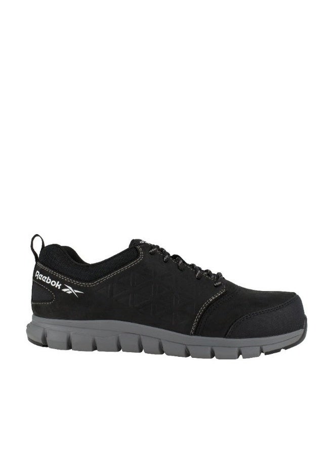 Reebok Work إكسل لايت | IB1036S3 – حذاء عمل أسود اللون مزود بنعل داخلي بتقنية ميموري تيك، ونعل أوسط مقاوم للثقب، وبطانة XL فائقة الخفة - Image 1