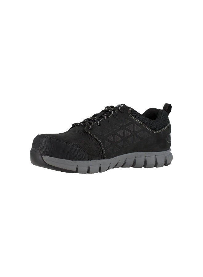 Reebok Work إكسل لايت | IB1036S3 – حذاء عمل أسود اللون مزود بنعل داخلي بتقنية ميموري تيك، ونعل أوسط مقاوم للثقب، وبطانة XL فائقة الخفة - Image 3