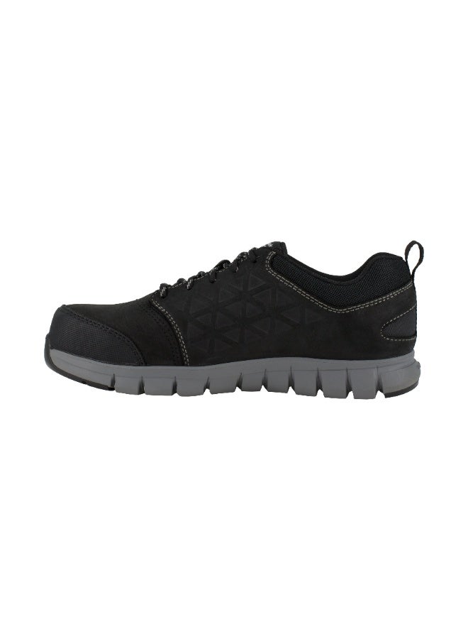 Reebok Work إكسل لايت | IB1036S3 – حذاء عمل أسود اللون مزود بنعل داخلي بتقنية ميموري تيك، ونعل أوسط مقاوم للثقب، وبطانة XL فائقة الخفة - Image 4