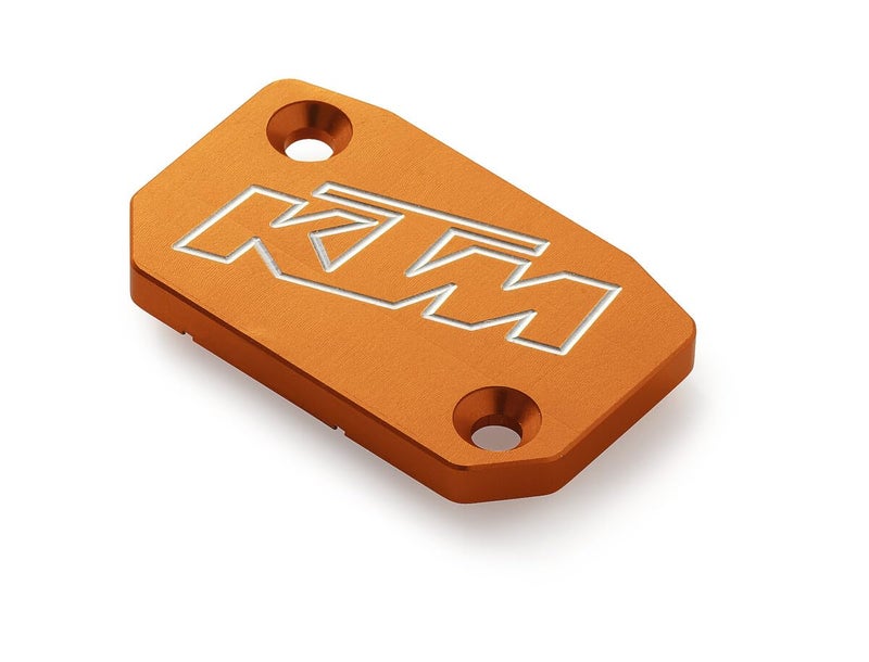 KTM KTM GENUINE ORANGE mastercylinder covers that will fit onto the BREMBO front brake or clutch mastercylinder on your motorcycle. SXS05450210  - Image 1