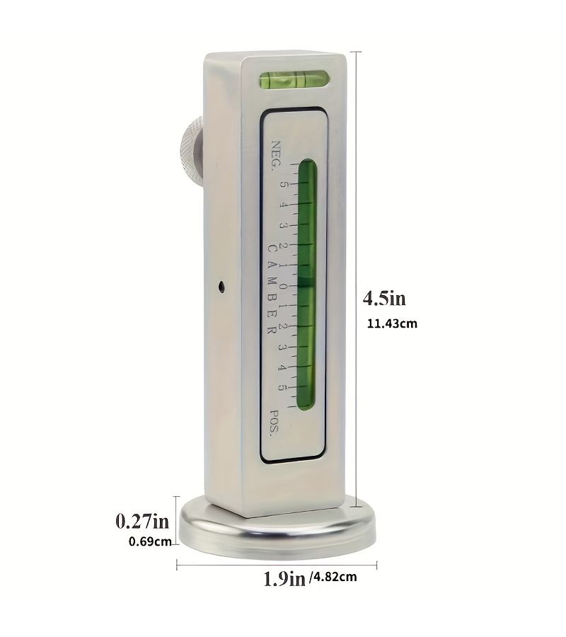 2pcs Universal Adjustable Magnetic Gauge Tool Camber Castor Strut Wheel Alignment Tool For Car Truck RV Tire Repair 0 20mm Portable Car Wheel Tire Depth Gauge - Image 2