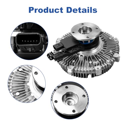 VANJING Fan Clutch Compatible with Nissan Nissan TITAN/Armada 2017-2022, NV2500 NV3500 2017-2021, TITAN XD 2016-2022, Infiniti QX80 2014-2013 QX56 2011-2013 Replacement for 210825X23A - Image 5