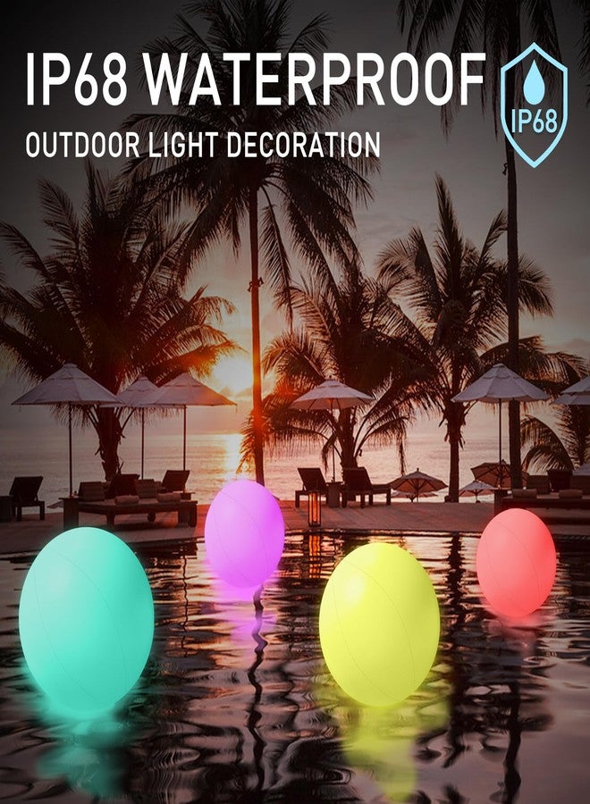 MIAOKE Pool Toys 16 Inch 5 Pack- 16 Lighting and 4 Modes LED Beach Ball with Remote Control,Suitable for Pool Games Night Summer Pool Party,Outdoor Everybody Family Games - Image 4