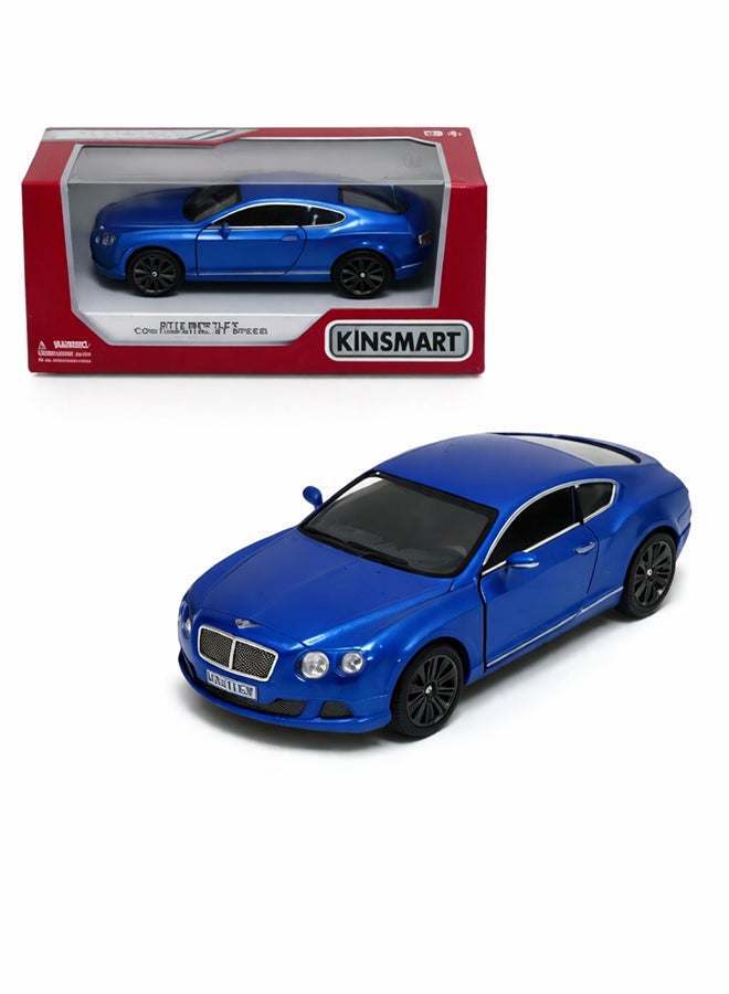 Kinsmart 1:38 Bentley Continental GT Speed 2012 Die-Cast Model Car – Pull Back Toy for Kids & Collectors - Image 1