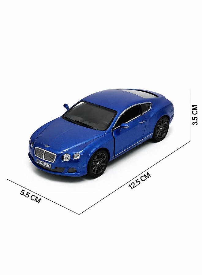 Kinsmart 1:38 Bentley Continental GT Speed 2012 Die-Cast Model Car – Pull Back Toy for Kids & Collectors - Image 4