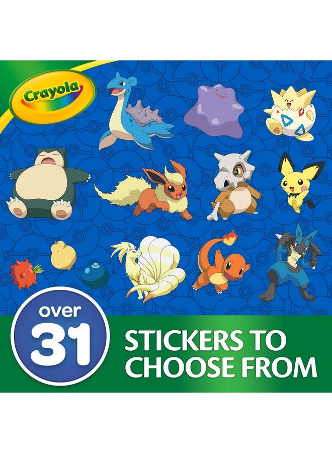 Crayola Pokémon Squirtle Coloring Art Case 71+ Pcs. Coloring Pages And Markers Gift For Kids Ages 4 5 6 7 8 - Image 5