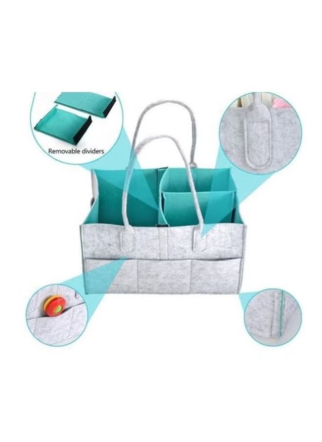 ORiTi Baby Diaper Organizer Basket Nursery Diapers Table Durable Nappy Changing Bag
