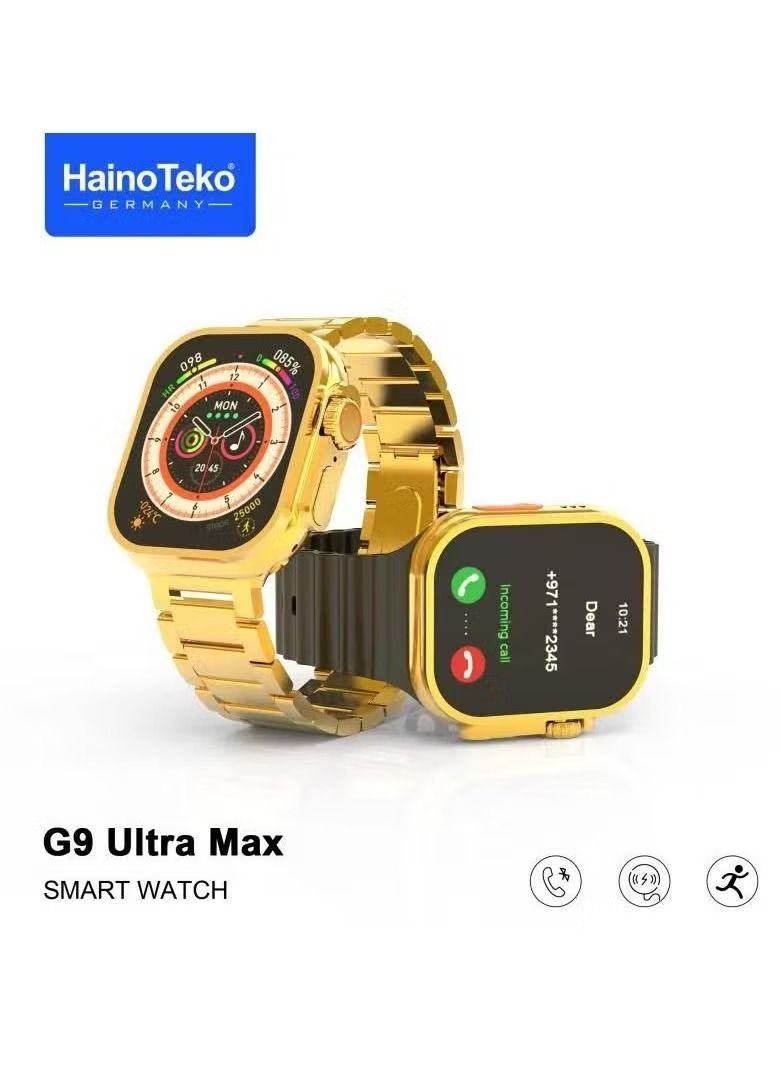 Haino Teko Goldan edition G9 ultra max Smart watch GOLD - Image 2