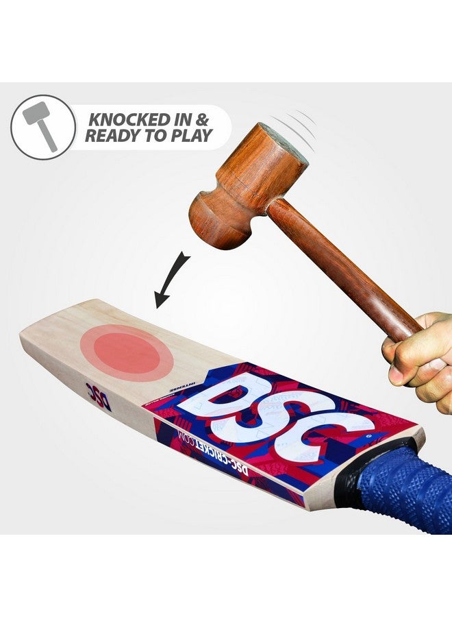 DSC مضرب كريكيت كشمير ويلا القوي ( الحجم: مقبض قصير، نوع الكرة: كرة جلدية، أسلوب اللعب: شامل ) - Image 4