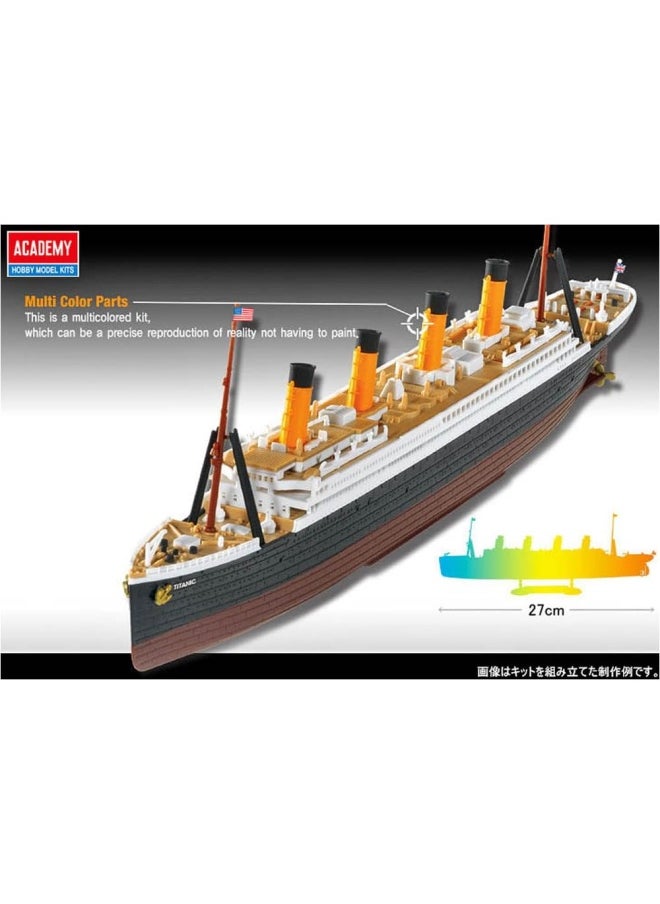 Generic - 1 1000 Academy R.M.S. Titanic Mcp Multi Color Parts Plastic Model Kit - Image 1