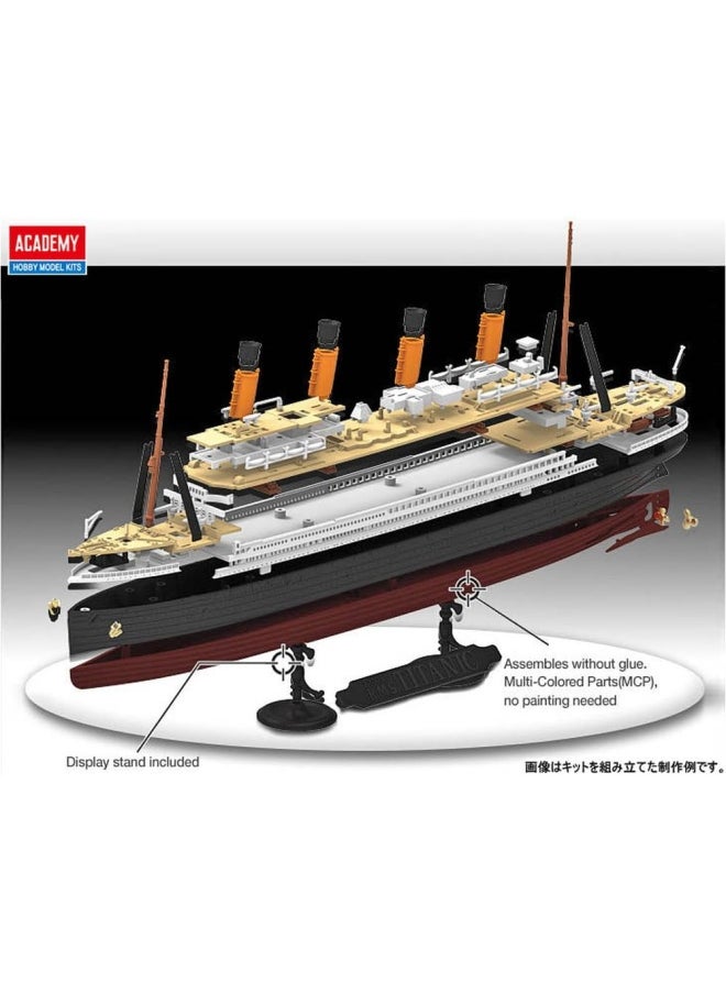 Generic - 1 1000 Academy R.M.S. Titanic Mcp Multi Color Parts Plastic Model Kit - Image 1