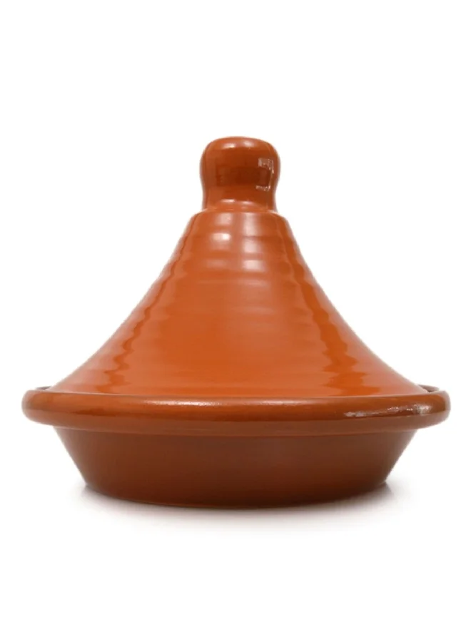 Graupera Lead-Free Terracotta Tagine Honey Brown 32 cm R-3132