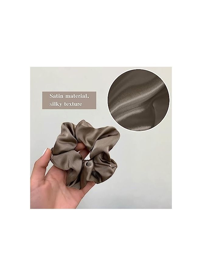 ORiTi رباطات شعر للنساء، ملحقات تصفيف الشعر، رباطات للشعر الكثيف، أربطة للشعر الكثيف، رباطات ساتان للشعر المجعد - Image 5