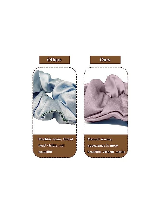 ORiTi رباطات شعر للنساء، ملحقات تصفيف الشعر، رباطات للشعر الكثيف، أربطة للشعر الكثيف، رباطات ساتان للشعر المجعد - Image 4