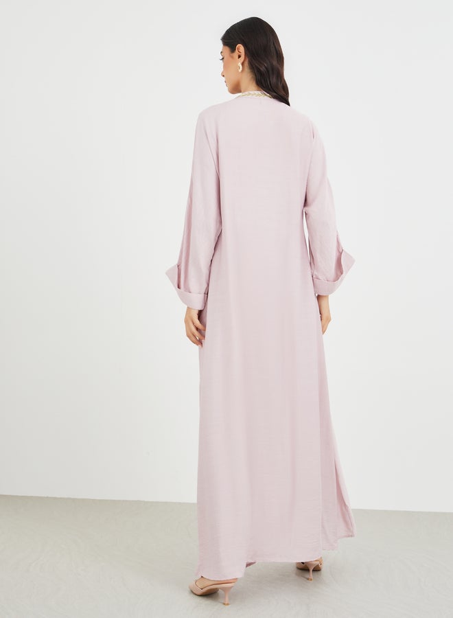 أميرة جلابية - مزينة بتفاصيل مطرزة - Image 5