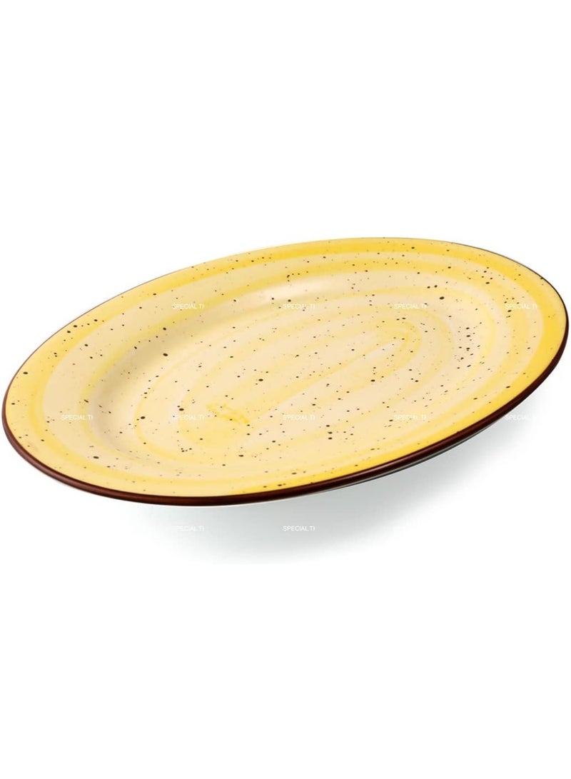 Porceletta طبق بيضاوي من البورسلين - 30 سم - Image 1
