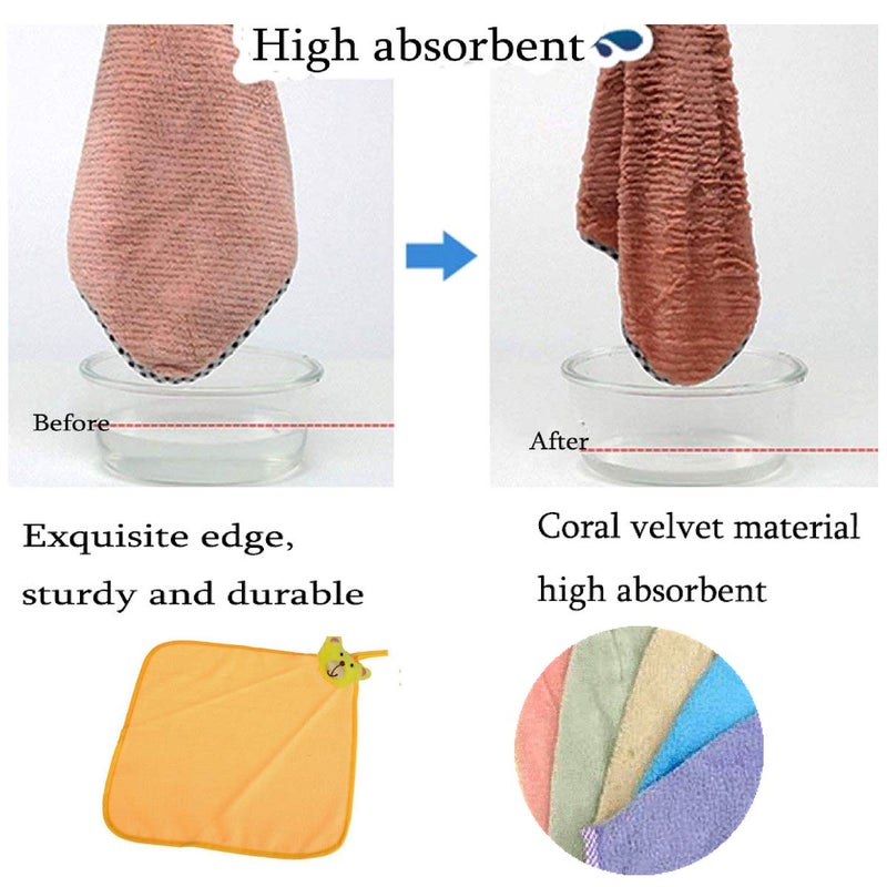 Magnusdeal Animal Design Hand Towel- Hanging Hand Towel for Home Kitchen Bathroom Office Microfiber Absorbent Cute Designed Hand Towel for Kitchen and Bathroom - Image 4