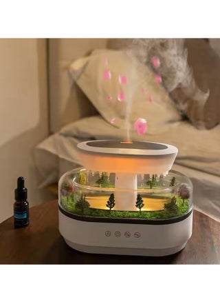 White Noise Zen Raining Cloud Night Light Aromatherapy Essential Oil Diffuser Micro Humidifier Desk Fountain Bedside Sleeping Relaxing Mood Water Drop Sound Ultrasonic Atomization Humidifier Timing - pzsku/ZB23203D2D938BC6E9357Z/45/_/1740565060/fb1325ec-311c-4416-9c41-2b355e0c0daa