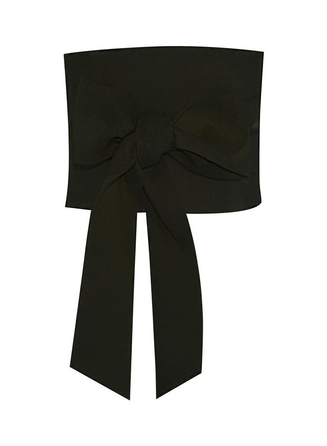 ZooBoo Women's Cotton Linen Kimono Belt - Elegant Obi Waistband for Casual and Traditional Outfits - Image 1