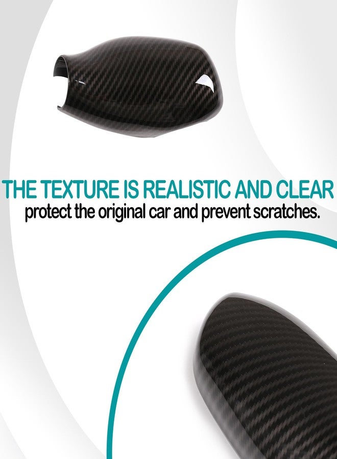 Hudiriy Gear Shift Knob Head Cover Compatible with BMW G30 5 Series F06 6 Series G11 7 Series G01 X3 G02 X4 Car Gear Head Cover Gear Handle Gear Lever Protective Shell(ABS，Carbon Fiber Pattern) - Image 5