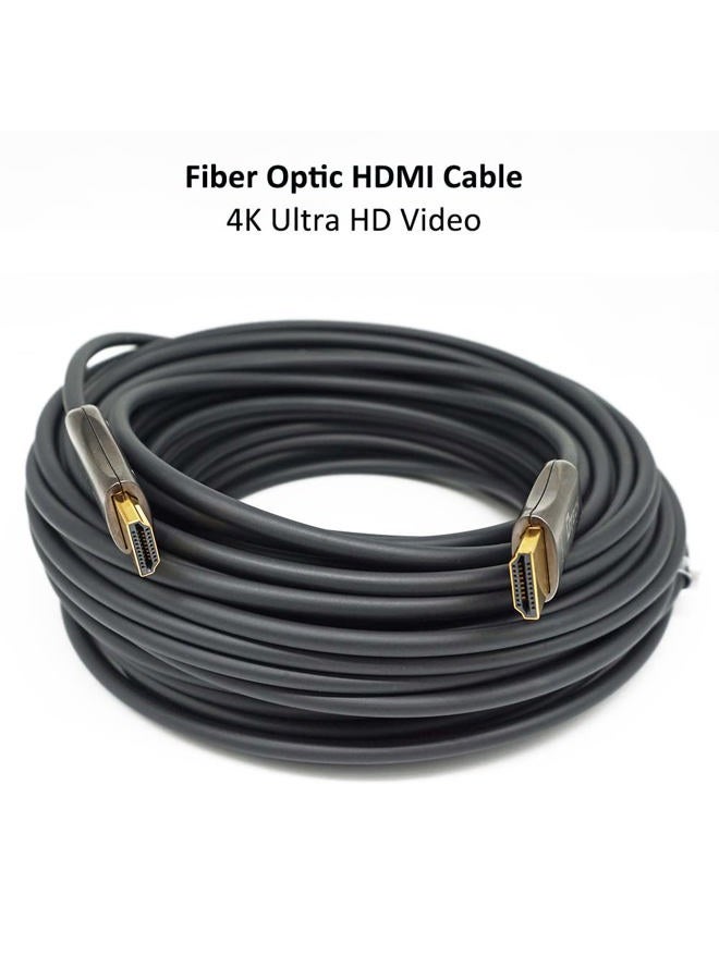 DTech Ultra Slim 150 Feet Fiber Optic HDMI 2.0 Cable 4K 60Hz 18Gbps for in-Wall Installation 150ft Projector Laptop Computer Monitor TV Camera (46 Meters) - Image 2