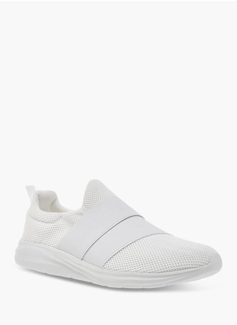 Men's Mesh Slip-On Sneakers with Pull Tabs