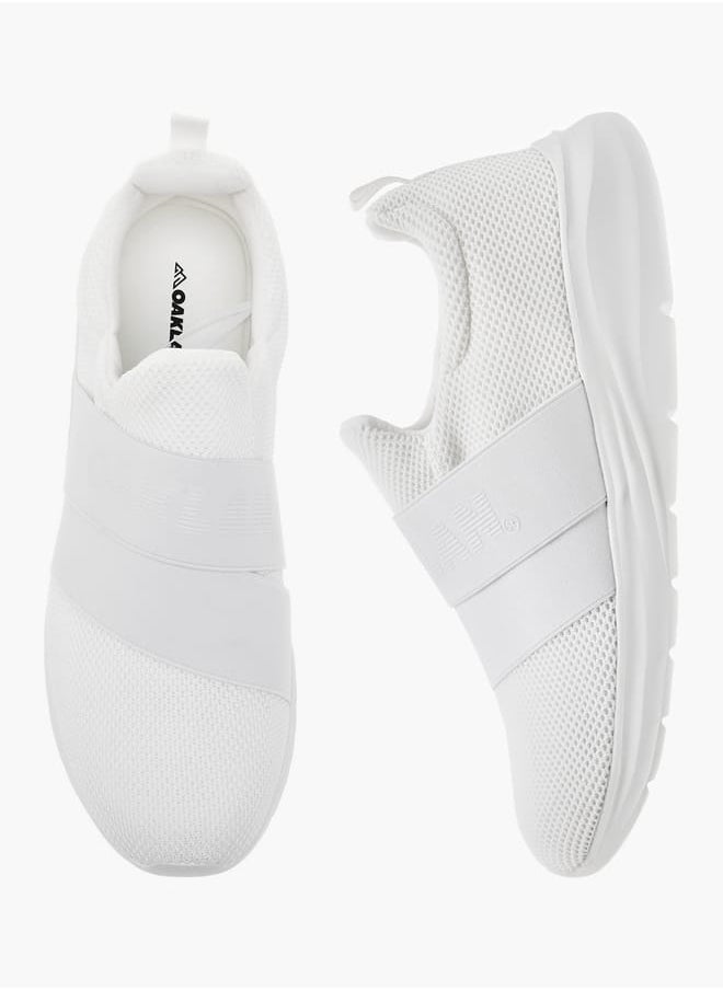 Men's Mesh Slip-On Sneakers with Pull Tabs