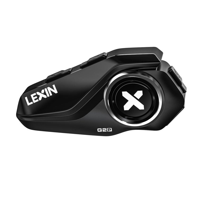 LEXIN G2P Motorcycle Helmet Bluetooth Headset, Group Intercom Communication System, FM Radio/ 6 Shells/Universal Pairing/Private Talk/Noise Cancellation, Fit for Snowmobile/ATV, 1 Pack - Image 4