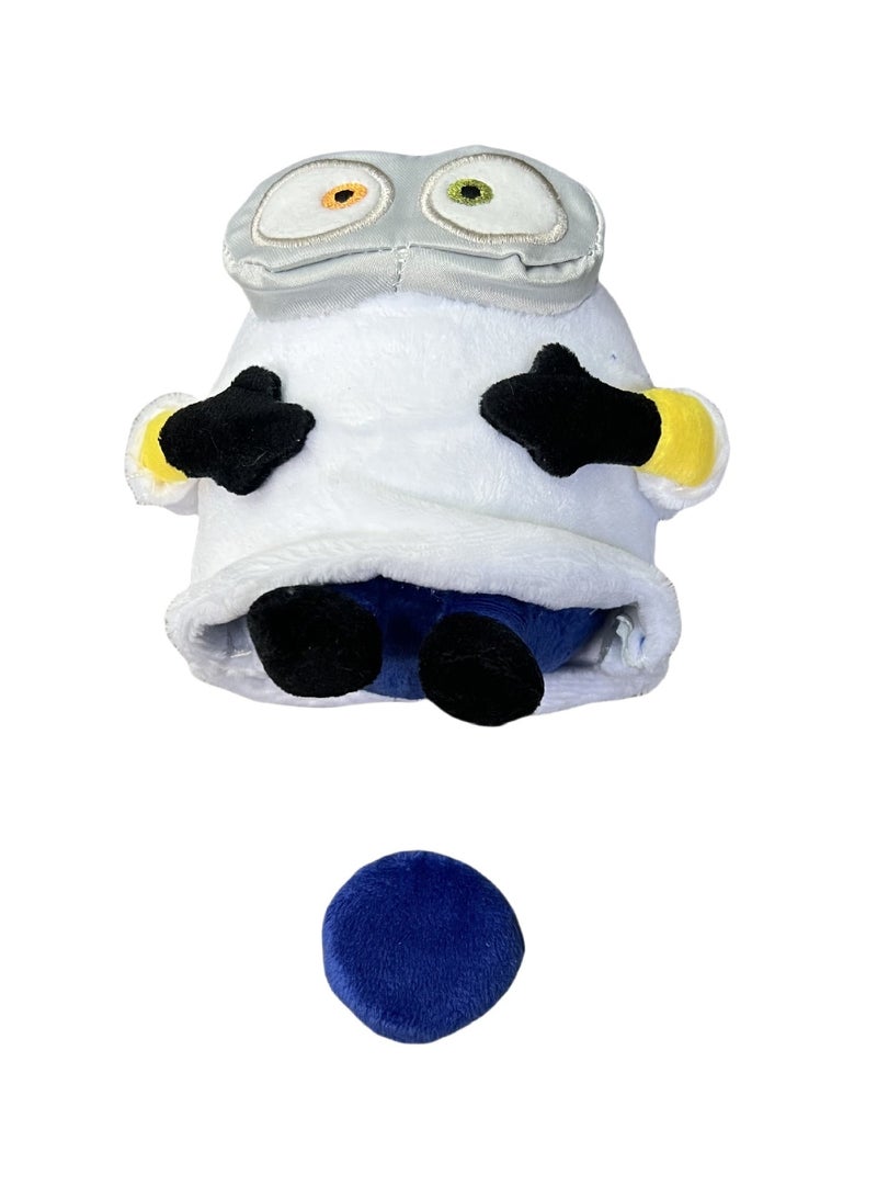 Glow-in-the-dark Minions Magnetic Can Stand Shoulders Big-eyed Cute Plush Toys Cartoon Anime Dolls（height 12 CM） - Image 3