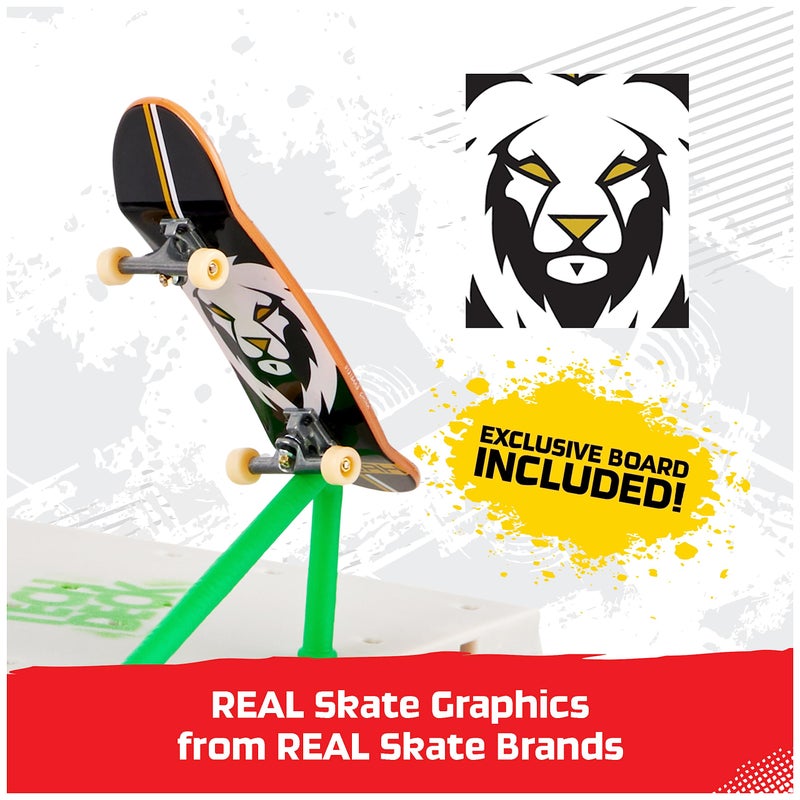 Tech Deck, Nyjah Skatepark X-Connect Park Creator, Massive Customizable Skatepark Ramp Set with Exclusive Fingerboard, Kids Toy for Ages 6 and up - Image 2