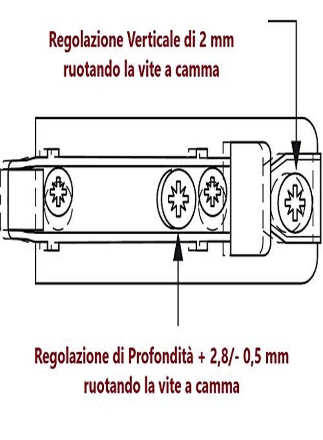Salice 3mm Inline Mounting Plate - Image 2