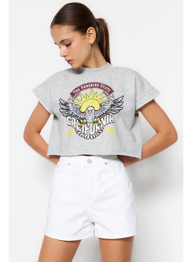 trendyol White Denim Shorts TWOSS23SR00155 - Image 1