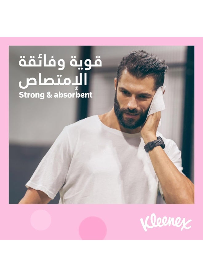 مناديل كلينكس للوجه ناعمة وقوية وذات امتصاص عالي متعددة الاستخدامات للاستخدام اليومي - Image 3
