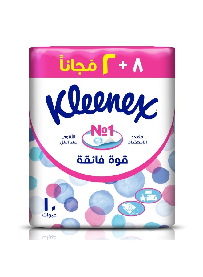 مناديل كلينكس للوجه ناعمة وقوية وذات امتصاص عالي متعددة الاستخدامات للاستخدام اليومي - Image 1