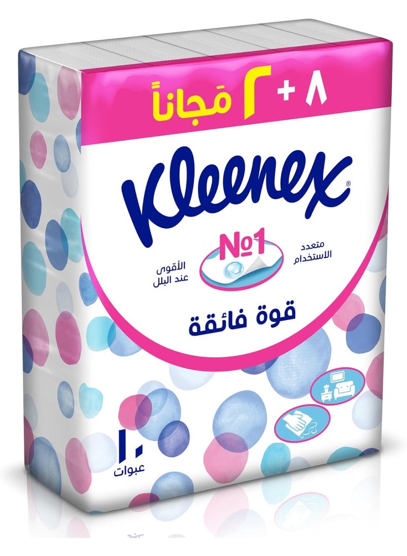 مناديل كلينكس للوجه ناعمة وقوية وذات امتصاص عالي متعددة الاستخدامات للاستخدام اليومي - Image 2