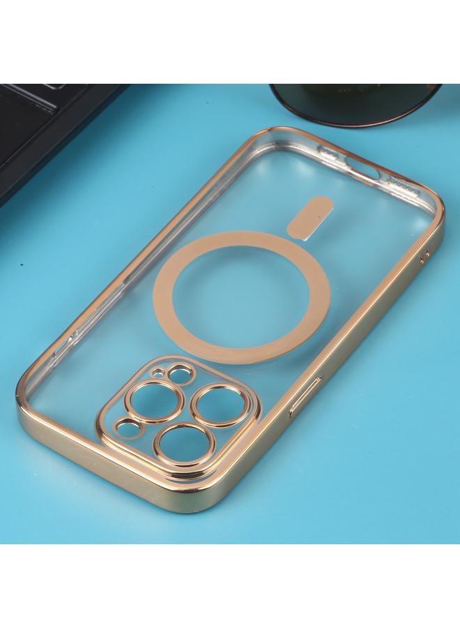 S-TOP Case For iPhone 11 Pro Max MagSafe Electroplating Straight TPU Phone Case - Image 3